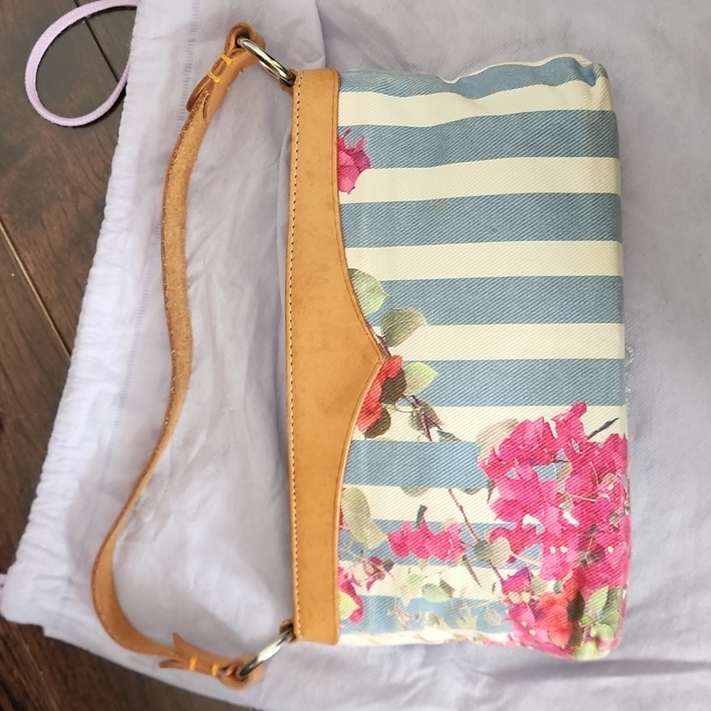 Paul Smith fabric bag with leather strap